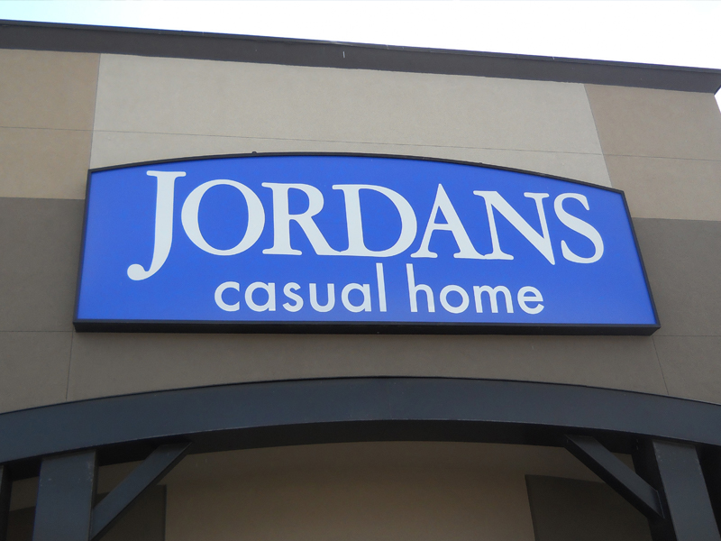 Jordans Furniture, Victoria B.C., Fascia Signs