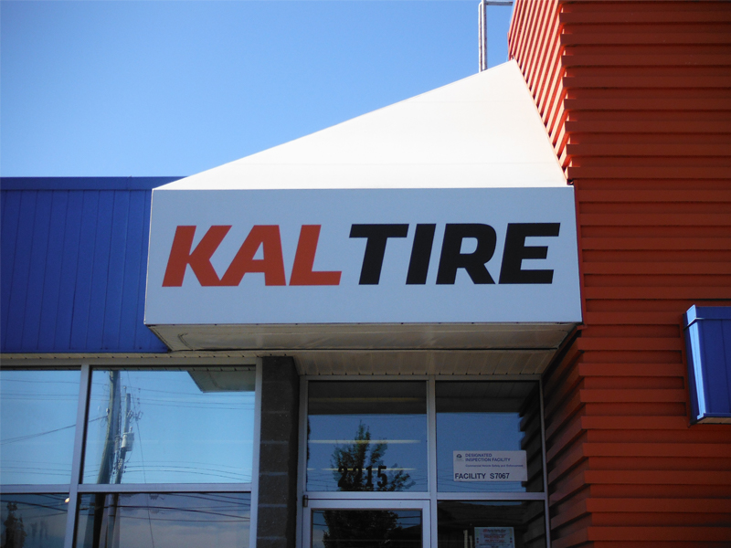 Kal Tire, Courtenay B.C., Awnings